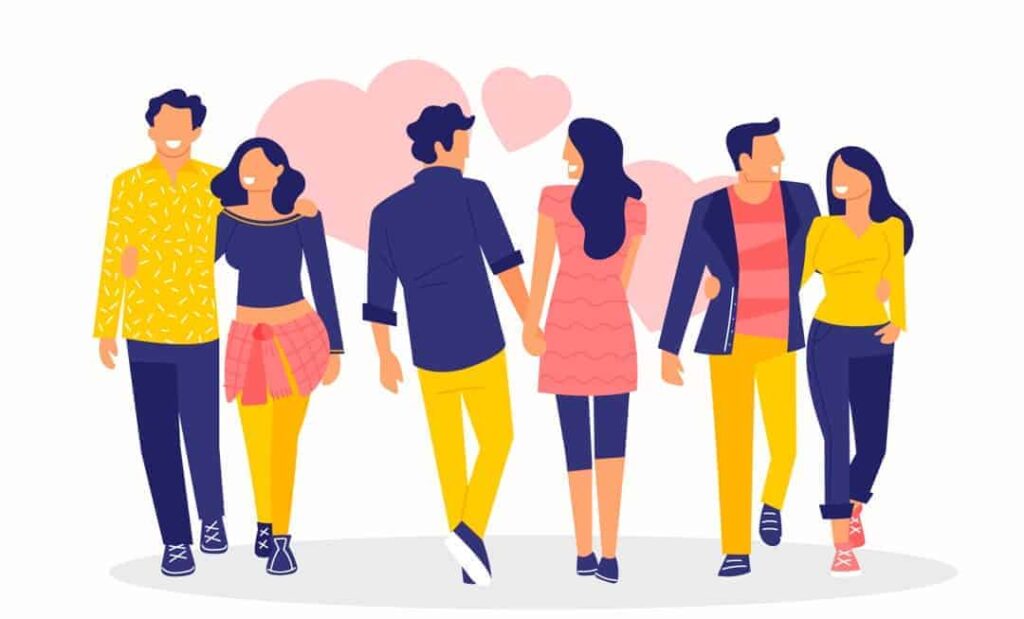 las fases de construcción de una pareja